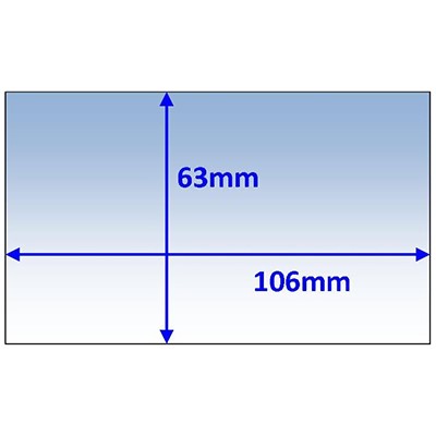 WELDCLASS LENS - CLEAR 106X63MM MACH6/M.ELITE INNER